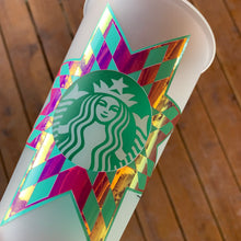 Load image into Gallery viewer, Star Quilt Tumbler Design Digital Download