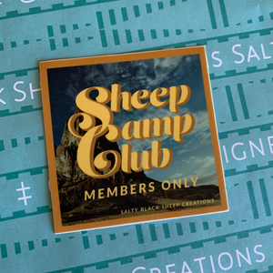 Sheep Camp Club Sticker